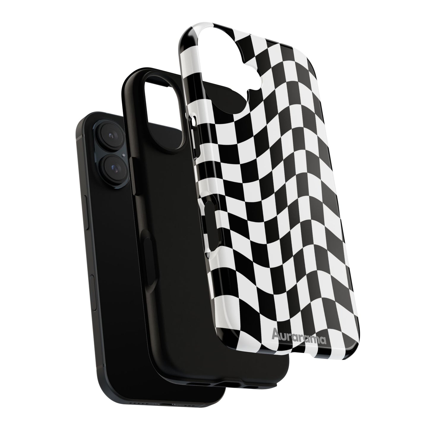 Wavy Checkered Phone Case
