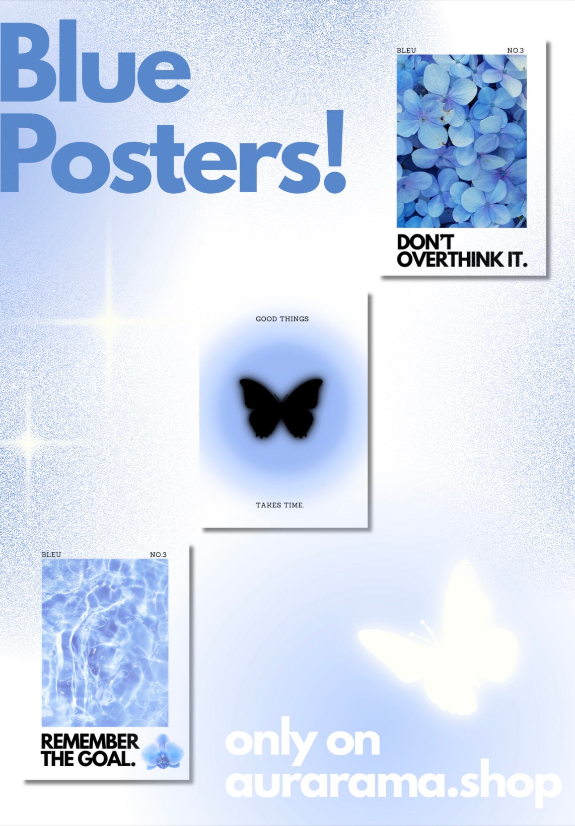 Poster Set - Blue N.2