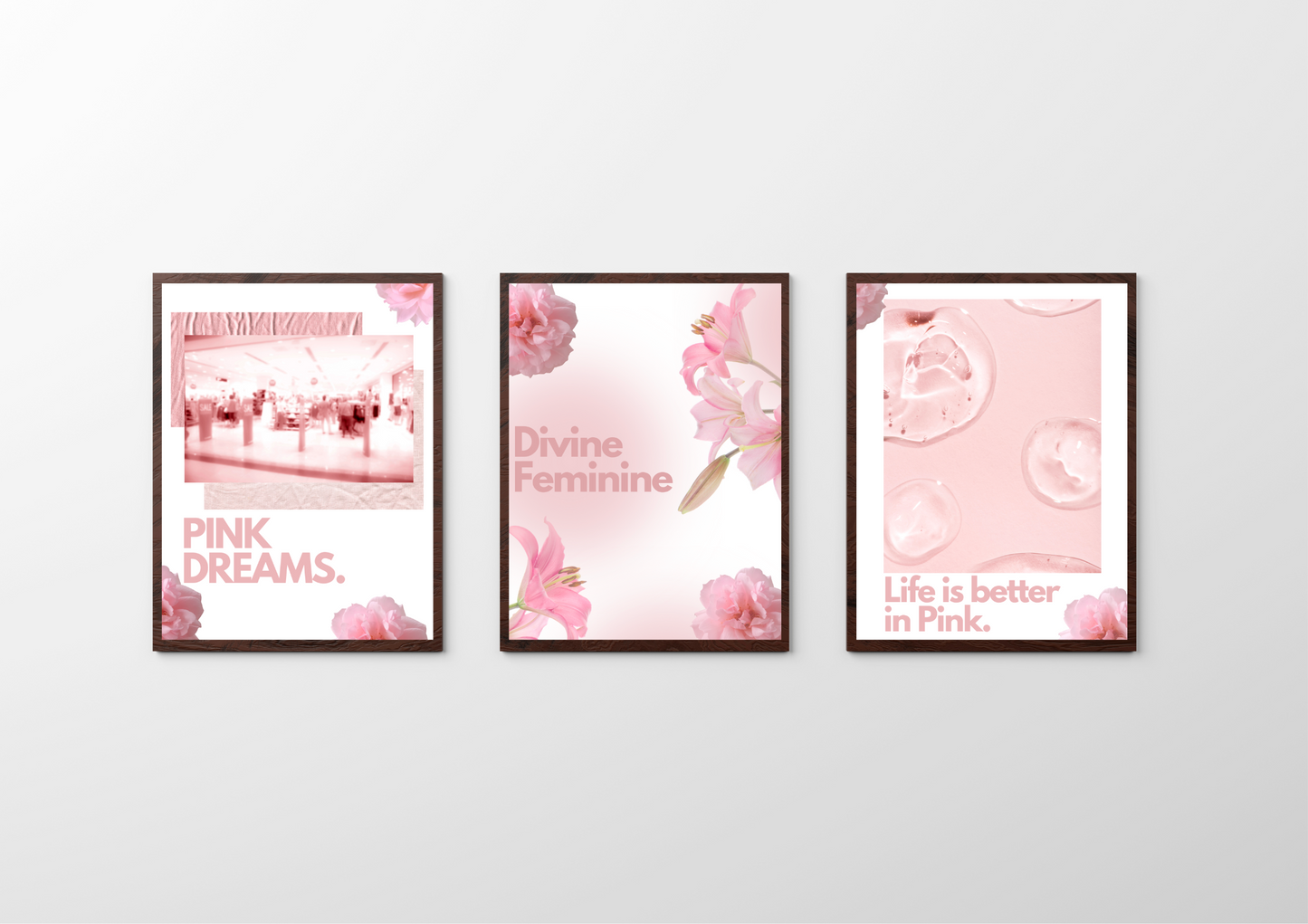 Poster Set / Alle drei Bilder zusammen