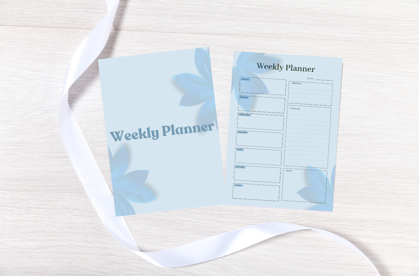 Weekly Planner + Deckblatt