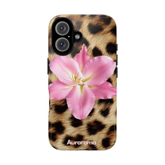 Floral Leopard - Print Phone Case