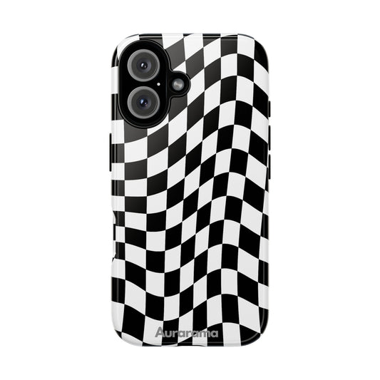 Wavy Checkered Phone Case