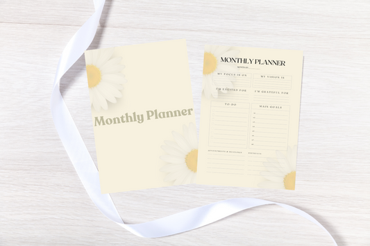 Monthly Planner + Deckblatt 