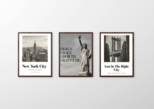 New York Poster Set