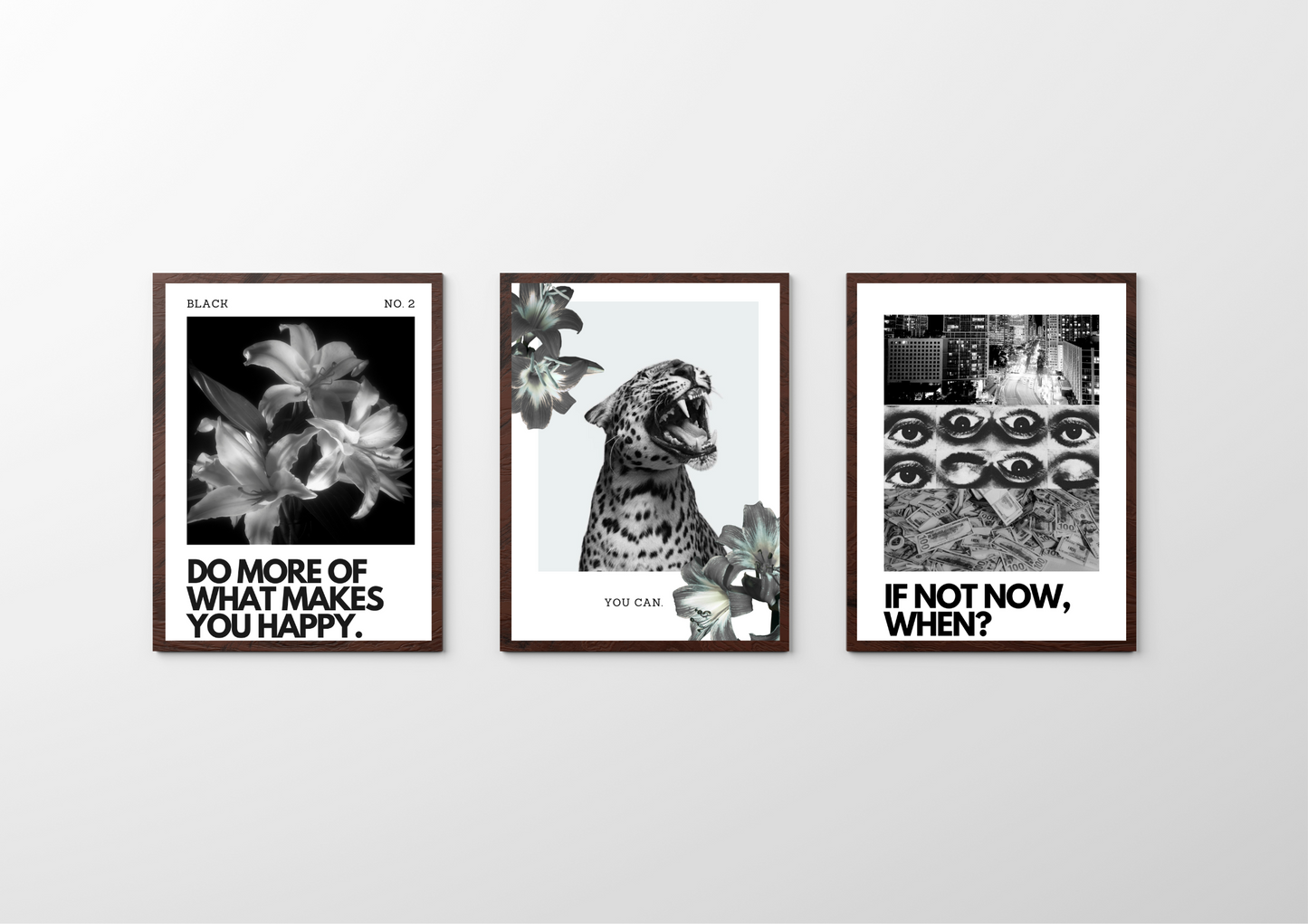 Poster Set / Alle drei Bilder zusammen