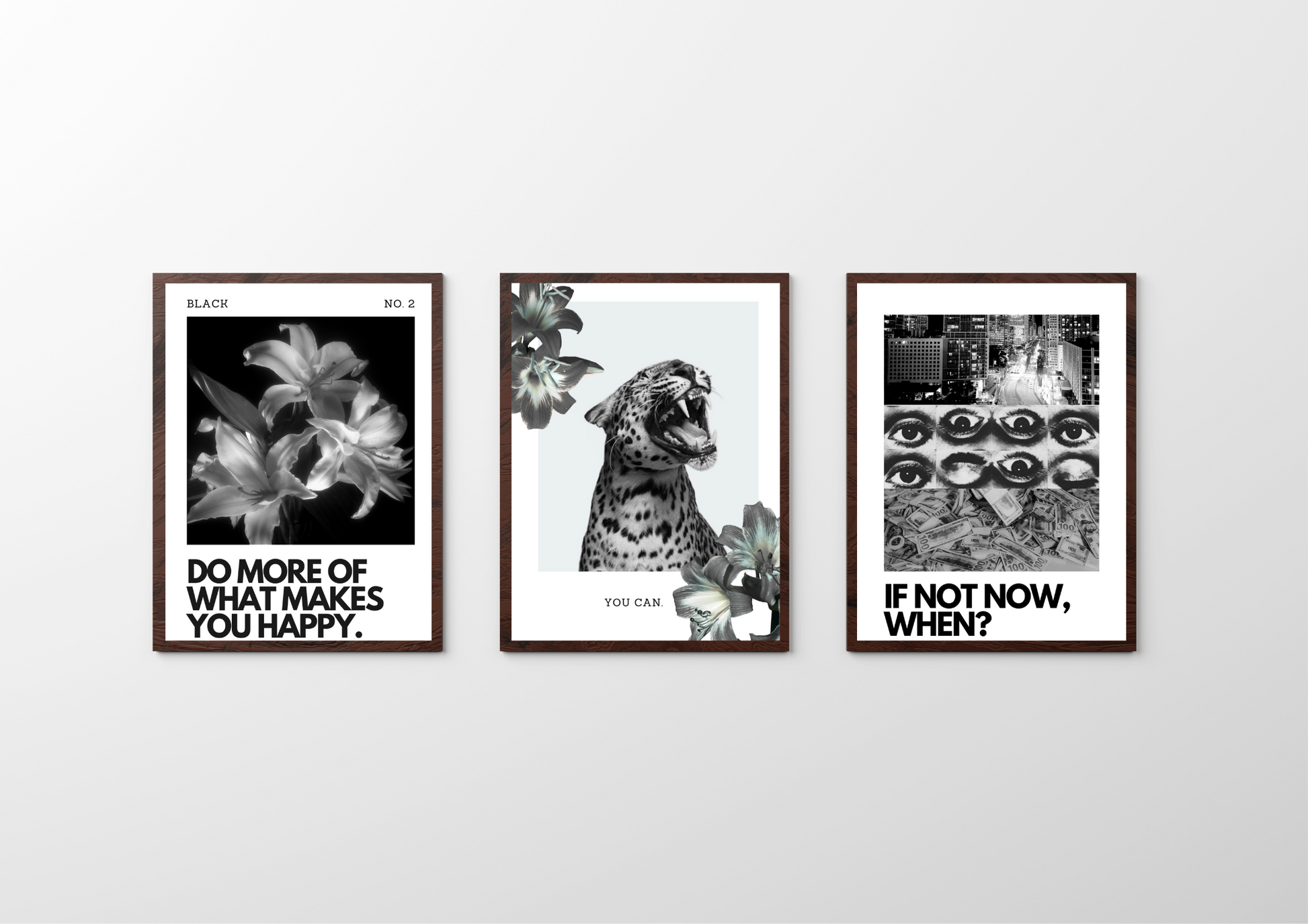 Poster Set / Alle drei Bilder zusammen