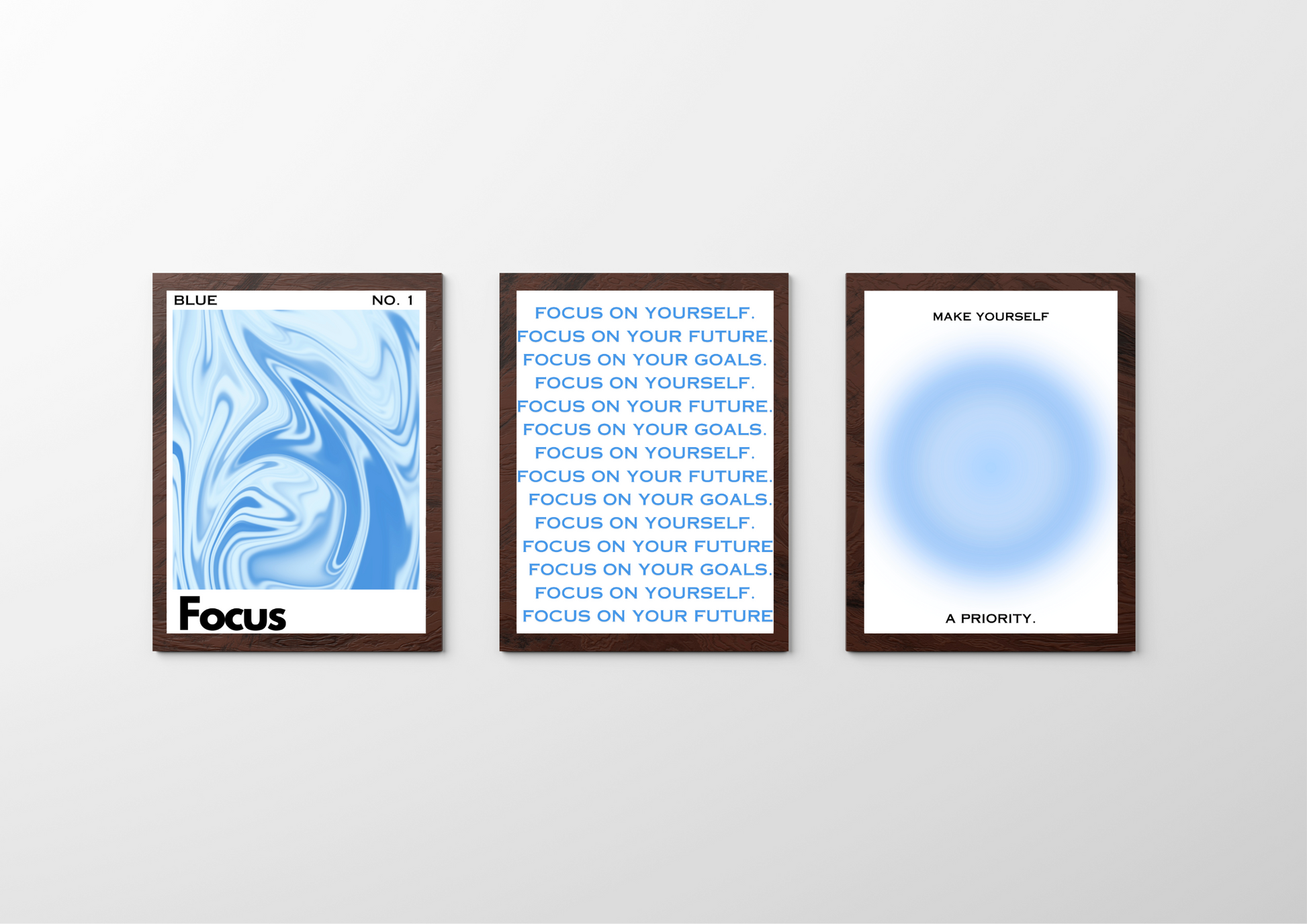 Poster Set / Alle drei Bilder zusammen 